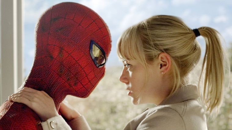 Andrew Garfield y Emma Stone en The Amazing Spider-Man