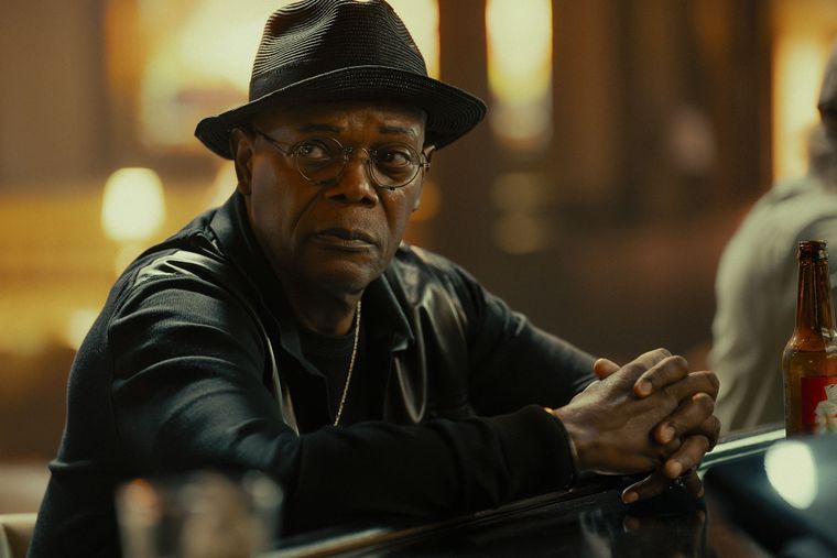 Samuel L. Jackson como Russell Lee Washington Jr., el protagonista de Nola King. Samuel L. Jackson como Russell Lee Washington Jr., el protagonista de Nola King.