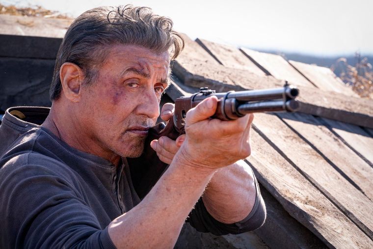 Stallone en su última película como Rambo, Last Blood (2019). Stallone en su última película como Rambo, Last Blood (2019).