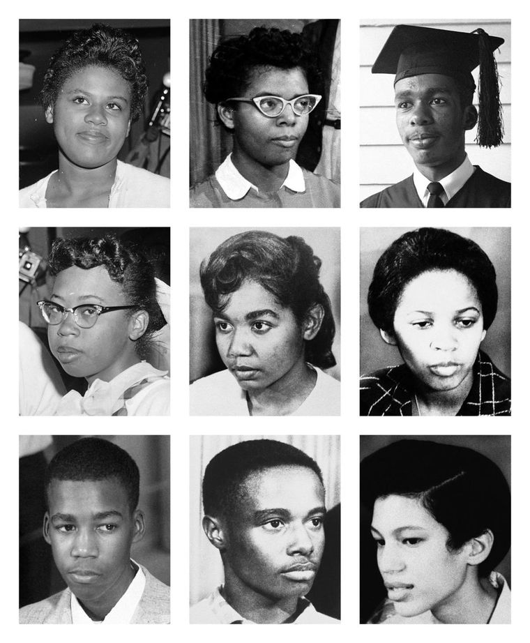 Carlotta y el grupo de los Little Rock Nine