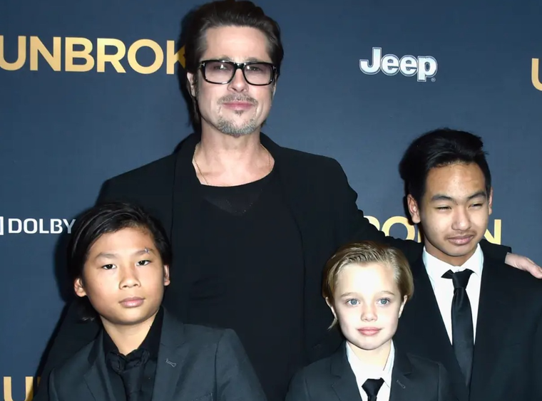 Brad Pitt no se lleva bien con sus hijos mayores
