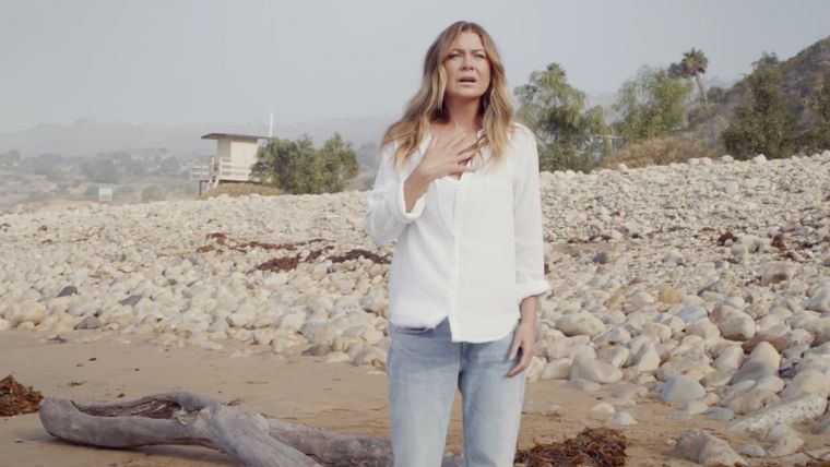 Meredith Grey volvió a soñar con Derek pero esta vez se abrazaron