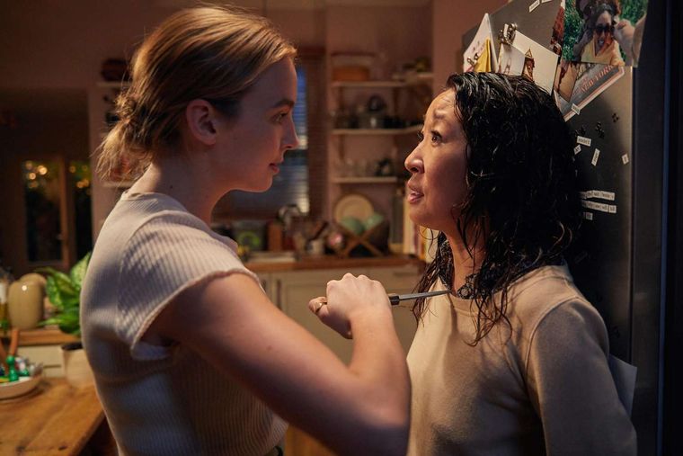 Jodie Comer y Sandra Oh protagonizan Killing Eve. Jodie Comer y Sandra Oh protagonizan Killing Eve.