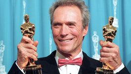 Clint Eastwood, tras ganar el Oscar a la Mejor Película y el Mejor Director por Unforgiven (1992)