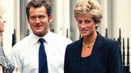 Lady Di junto a su mayordomo Paul Burrell