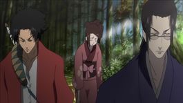 Mugen, Fuu y Jin, los protagonistas de Samurai Champloo