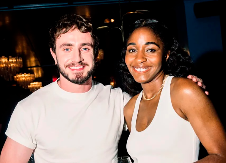 Paul Mescal y Ayo Edibiri, dos jóvenes estrellas y amigos