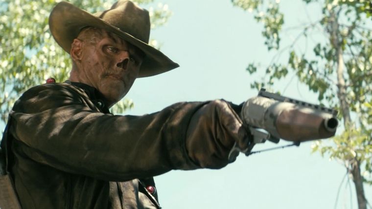 Walton Goggins como el temible Ghoul. Walton Goggins como el temible Ghoul. 