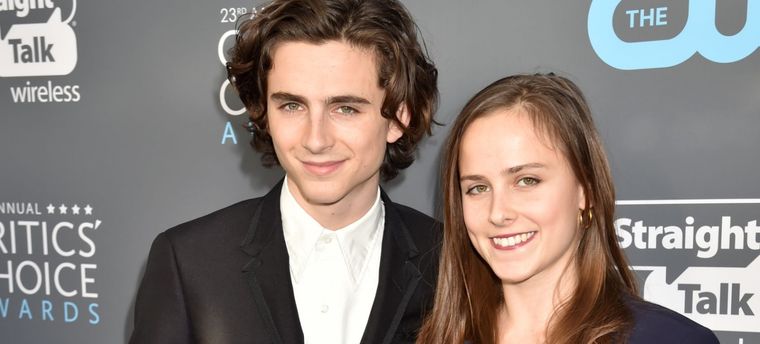 Timothée y Pauline Chalamet