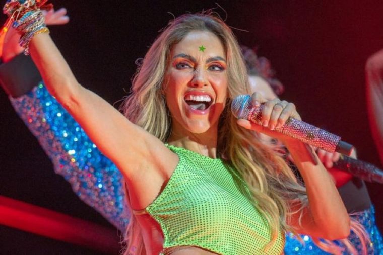 Anahí recibió un fuerte golpe.