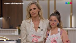 Denise y Juariu esperando saber quién es la eliminada