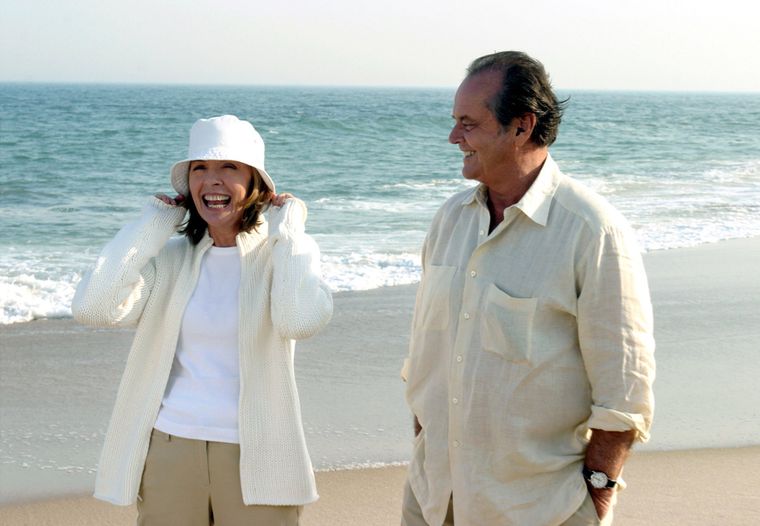 Diane Keaton y Jack Nicholson juntos en una inolvidable comedia romántica