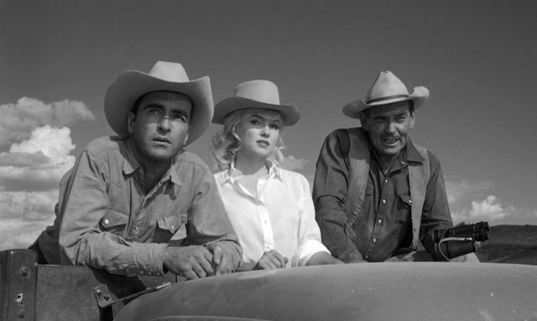 El clásico western con Marilyn Monroe y otras estrellas del cine clásico