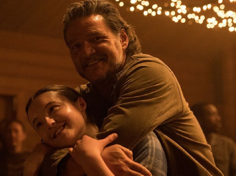 Pedro Pascal y Bella Ramsey como Joel y Ellie Pedro Pascal y Bella Ramsey como Joel y Ellie