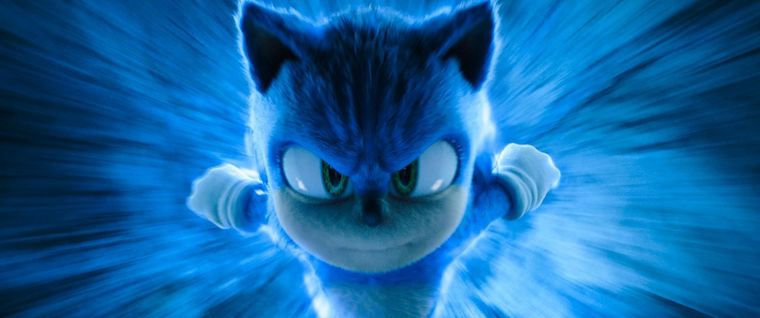Sonic, el erizo de Sega, en su versión live action.