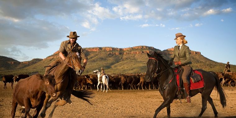 Australia, dirigida por Baz Luhrmann. Australia, dirigida por Baz Luhrmann.