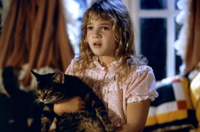 Drew Barrymore era solo una niña cuando apareció en la película