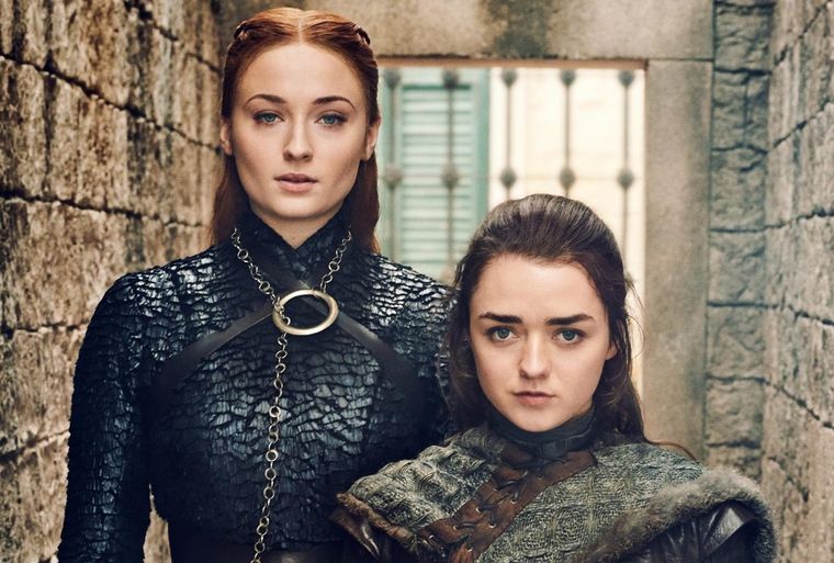 Las actrices dieron vidas a las hermanas Stark en la ficción
