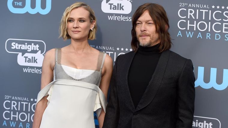 Diane Kruger y Norman Reedus