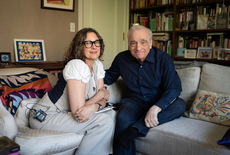 Rebecca Miller junto a Martin Scorsese. Rebecca Miller junto a Martin Scorsese.
