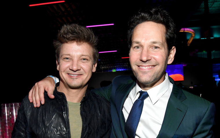 Jeremy Renner y Paul Rudd son grandes amigos