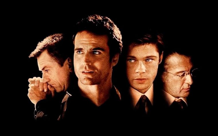 Robert De Niro, Jason Patric, Brad Pitt y Dustin Hoffman son algunos de los varios actores que integran el reparto de la película Robert De Niro, Jason Patric, Brad Pitt y Dustin Hoffman son algunos de los varios actores que integran el reparto de la película