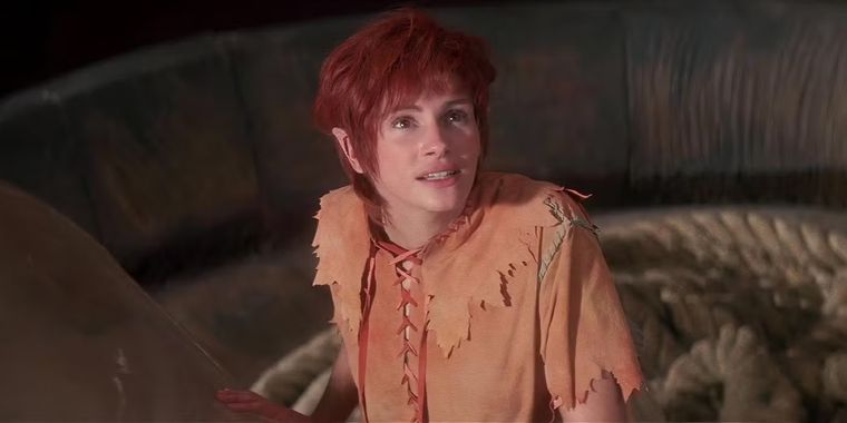 Julia Roberts interpretó a Campanita en Hook. Julia Roberts interpretó a Campanita en Hook.