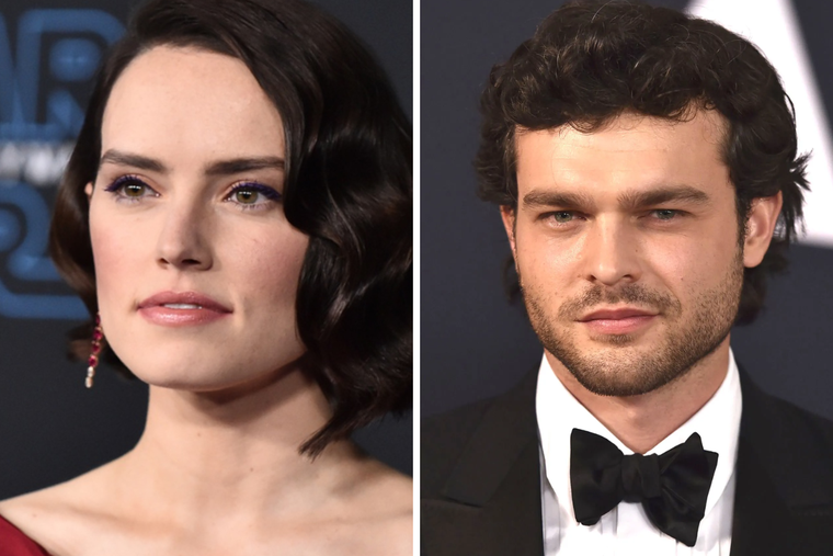 Daisy Ridley y Alden Ehrenreich dan el salto de Star Wars al cine romántico