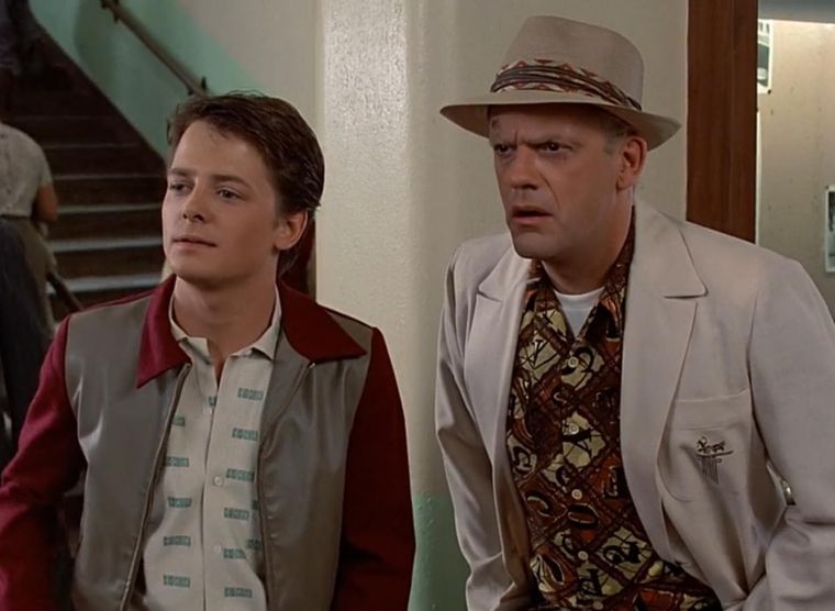 Marty y el Doc también quedaron sorprendidos con el material inédito de Back to the Future