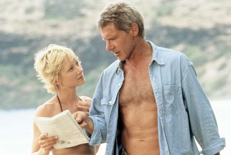 Seis días y siete noches contó con el protagonismo de Anne Heche y Harrison Ford Seis días y siete noches contó con el protagonismo de Anne Heche y Harrison Ford