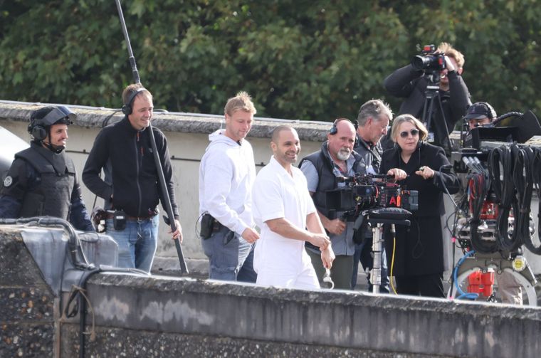 Michael Mando durante el rodaje de Spider-Man: Brand New Day. Michael Mando durante el rodaje de Spider-Man: Brand New Day.