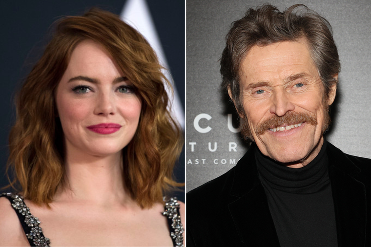 Emma Stone y Willem Dafoe