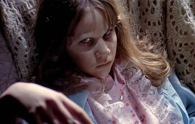 Linda Blair interpretó a Regan MacNeil en El exorcista (1973).