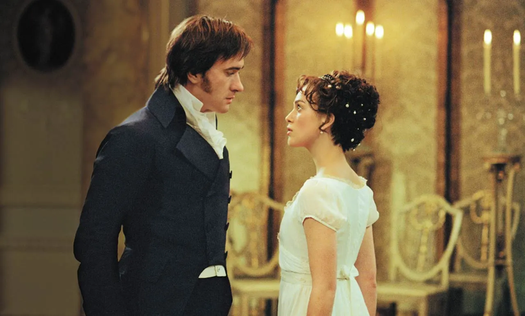 Protagonizada por Keira Knightley y Matthew Macfadyen, Orgullo y prejuicio está basada en el clásico homónimo de Jane Austen Protagonizada por Keira Knightley y Matthew Macfadyen, Orgullo y prejuicio está basada en el clásico homónimo de Jane Austen