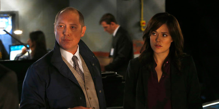The Blacklist está protagonizada por James Spader, Megan Boone, Diego Klattenhoff y Ryan Eggold The Blacklist está protagonizada por James Spader, Megan Boone, Diego Klattenhoff y Ryan Eggold