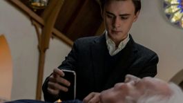 Jaeden Martell es uno de los protagonistas de El teléfono del señor Harrigan.