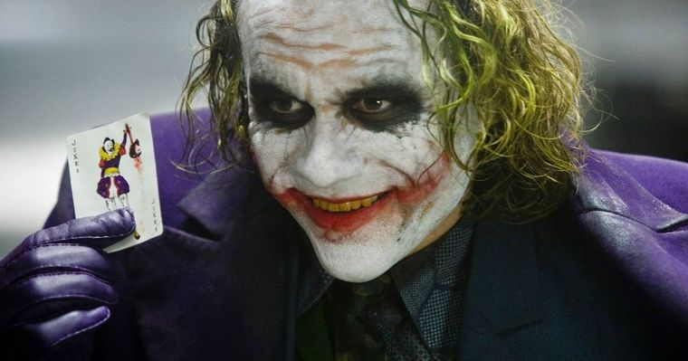 Heath Ledger en su papel magistral del joker