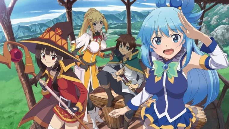 La tercera temporada de KonoSuba se podrá ver en abril en Crunchyroll
