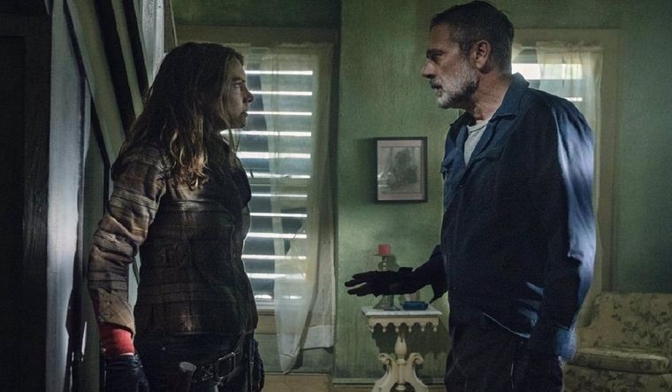 Los fanáticos notaron cierta tensión sexual entre Negan y Maggie.