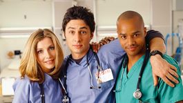 Los doctores Elliot, JD y Christopher.