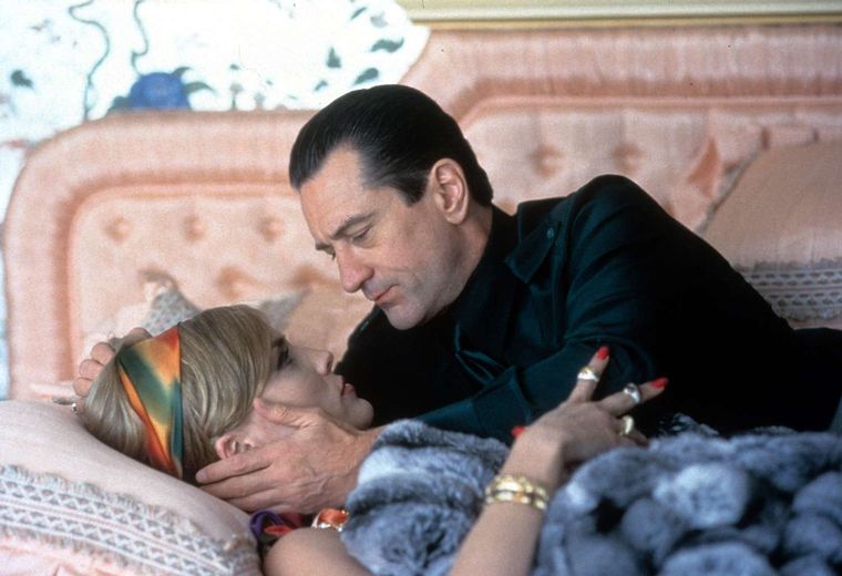 Sharon Stone y Robert De Niro trabajaron juntos en Casino, de Martin Scorsese Sharon Stone y Robert De Niro trabajaron juntos en Casino, de Martin Scorsese