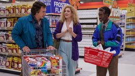 Adam Driver, Greta Gerwig y Don Cheadle