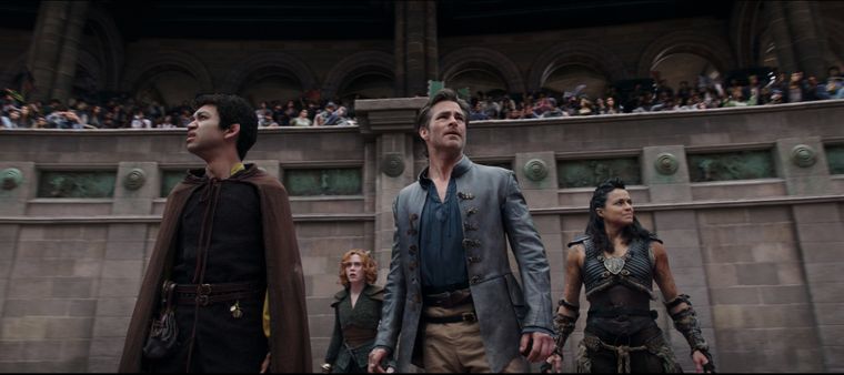 Simon, Doric, Edgin y Holga, los protagonistas de Dungeon & Dragons: Honor among thieves