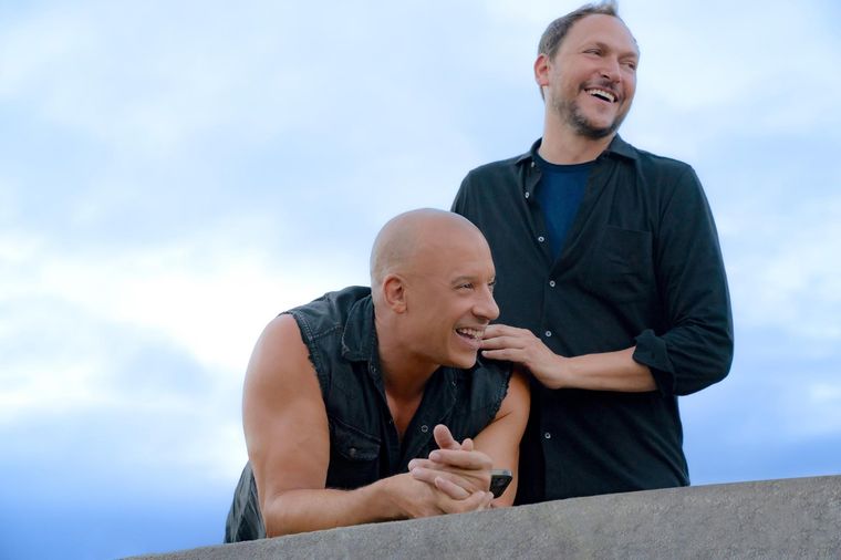 Vin Diesel junto al director, Louis Leterrier