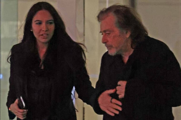 Al Pacino será padre por cuarta vez junto a su joven novia, Noor Alfallah.