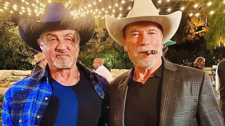 Dos estrellas de acción y dos grandes amigos