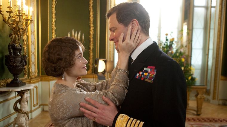 Helena Bonham Carter y Colin Firth en El Discurso del Rey