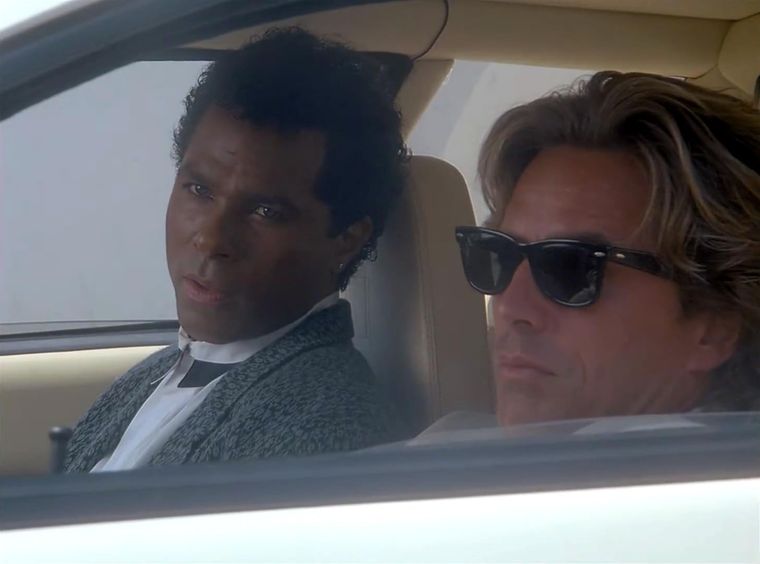 Ricardo Tubbs (Thomas) y Sonny Crockett (Johnson) en la serie original de los 80. Ricardo Tubbs (Thomas) y Sonny Crockett (Johnson) en la serie original de los 80.