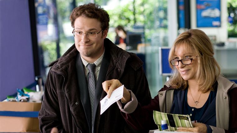 Seth Rogen y Barbara Streisand en A toda madre