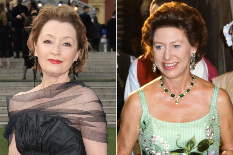 Lesley Manville interpreta a la princesa Margarita en The Crown